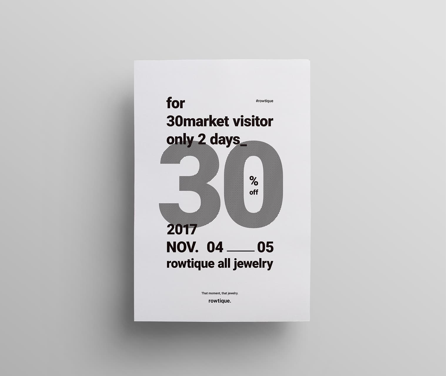 rowtique sale poster