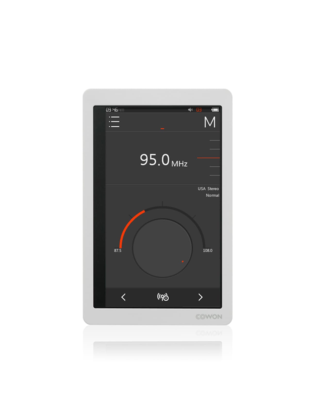 cowon x9 gui